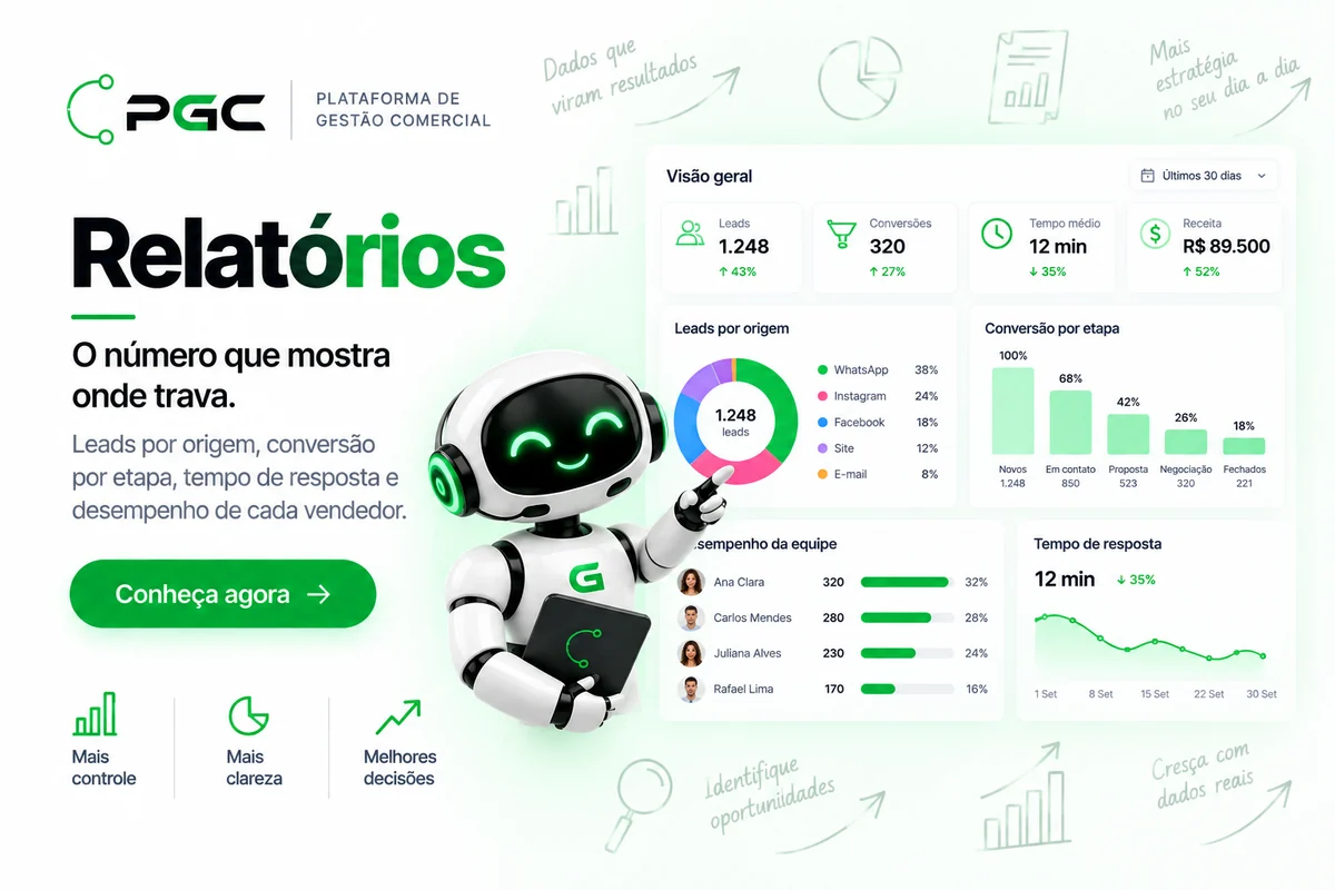 O número que mostra onde trava — Relatórios na plataforma PGC